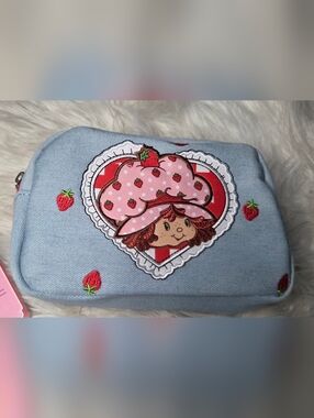 Strawberry Shortcake Embriodered Denim Fanny Pack NwT